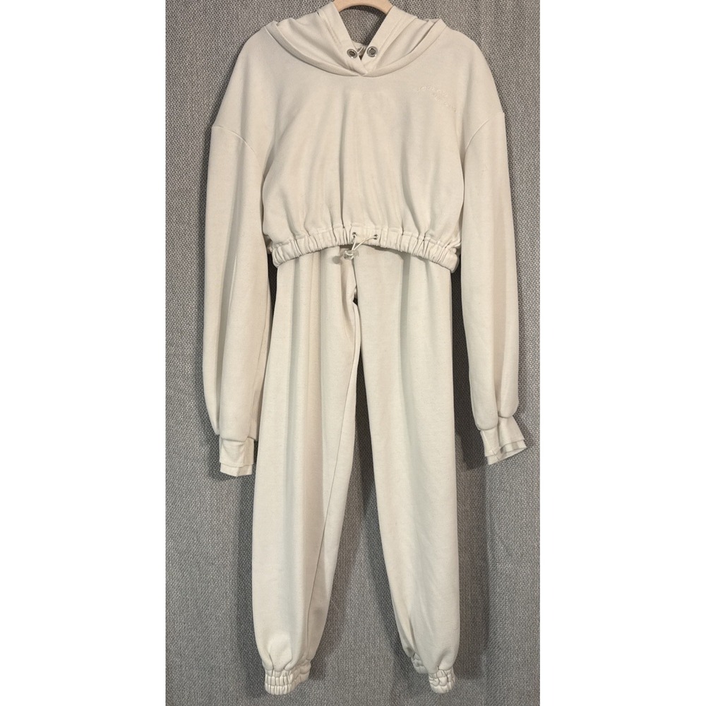 For Love & Lemons Leisure Cropped Hoodie & Joggers   Set Women's  M Athleisure